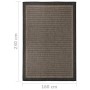 Alfombra de exterior de tejido plano marrón oscuro 160x230 cm de vidaXL, Alfombras - Ref: Foro24-340846, Precio: 87,70 €, Des...