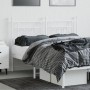 Kopfteil aus weißem Metall, 140 cm von vidaXL, Kopf- und Fußteile - Ref: Foro24-353619, Preis: 50,06 €, Rabatt: %