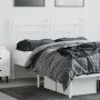 White metal headboard 140 cm by vidaXL, Headboards and footboards - Ref: Foro24-353619, Price: 49,04 €, Discount: %