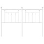Kopfteil aus weißem Metall, 140 cm von vidaXL, Kopf- und Fußteile - Ref: Foro24-353619, Preis: 50,06 €, Rabatt: %