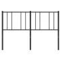 Kopfteil aus schwarzem Metall, 160 cm von vidaXL, Kopf- und Fußteile - Ref: Foro24-352515, Preis: 23,18 €, Rabatt: %