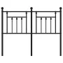 Black metal headboard 120 cm by vidaXL, Headboards and footboards - Ref: Foro24-353568, Price: 42,56 €, Discount: %