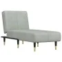 Light gray velvet chaise lounge sofa by vidaXL, Daybeds - Ref: Foro24-352793, Price: 170,34 €, Discount: %