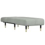 Light gray velvet chaise lounge sofa by vidaXL, Daybeds - Ref: Foro24-352793, Price: 163,31 €, Discount: %