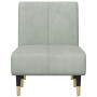 Light gray velvet chaise lounge sofa by vidaXL, Daybeds - Ref: Foro24-352793, Price: 163,31 €, Discount: %