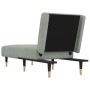 Light gray velvet chaise lounge sofa by vidaXL, Daybeds - Ref: Foro24-352793, Price: 163,31 €, Discount: %