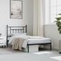 Estructura de cama con cabecero metal negro 100x190 cm de vidaXL, Camas y somieres - Ref: Foro24-353531, Precio: 81,63 €, Des...