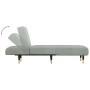 Light gray velvet chaise lounge sofa by vidaXL, Daybeds - Ref: Foro24-352793, Price: 163,31 €, Discount: %