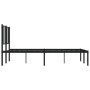 Bettgestell mit schwarzem Metallkopfteil 150x200 cm von vidaXL, Betten und Lattenroste - Ref: Foro24-352482, Preis: 99,47 €, ...