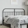 Kopfteil aus schwarzem Metall, 180 cm von vidaXL, Kopf- und Fußteile - Ref: Foro24-353671, Preis: 37,36 €, Rabatt: %