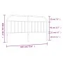 Kopfteil aus schwarzem Metall, 180 cm von vidaXL, Kopf- und Fußteile - Ref: Foro24-353671, Preis: 37,36 €, Rabatt: %