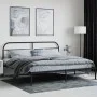 Estructura de cama con cabecero metal negro 200x200 cm de vidaXL, Camas y somieres - Ref: Foro24-353642, Precio: 135,23 €, De...