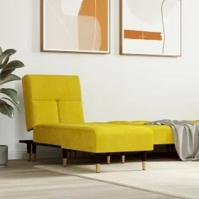 Sofá diván de terciopelo amarillo de vidaXL, Divanes - Ref: Foro24-352812, Precio: 169,67 €, Descuento: %