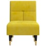 Sofá diván de terciopelo amarillo de vidaXL, Divanes - Ref: Foro24-352812, Precio: 161,49 €, Descuento: %