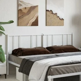 Kopfteil aus weißem Metall, 200 cm von vidaXL, Kopf- und Fußteile - Ref: Foro24-352567, Preis: 23,49 €, Rabatt: %