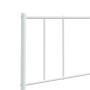 Kopfteil aus weißem Metall, 200 cm von vidaXL, Kopf- und Fußteile - Ref: Foro24-352567, Preis: 23,80 €, Rabatt: %