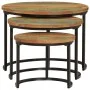 Stackable tables 3 pieces solid reclaimed wood by vidaXL, Coffee table - Ref: Foro24-353902, Price: 99,00 €, Discount: %