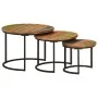 Stackable tables 3 pieces solid reclaimed wood by vidaXL, Coffee table - Ref: Foro24-353902, Price: 99,00 €, Discount: %