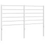 Kopfteil aus weißem Metall, 150 cm von vidaXL, Kopf- und Fußteile - Ref: Foro24-352402, Preis: 31,41 €, Rabatt: %