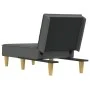 Dark Gray Fabric Divan Sofa by vidaXL, Daybeds - Ref: Foro24-352832, Price: 146,11 €, Discount: %