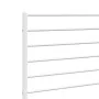 Kopfteil aus weißem Metall, 150 cm von vidaXL, Kopf- und Fußteile - Ref: Foro24-352402, Preis: 31,41 €, Rabatt: %