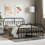 Estructura de cama cabecero y estribo metal negro 140x200 cm | Foro24.es | Tu tienda online para hogar, jardín y más Foro24.es
