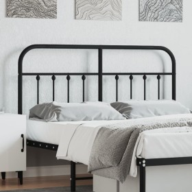 Schwarzes Metallkopfteil 150 cm von vidaXL, Kopf- und Fußteile - Ref: Foro24-352612, Preis: 53,12 €, Rabatt: %