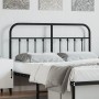 Schwarzes Metallkopfteil 150 cm von vidaXL, Kopf- und Fußteile - Ref: Foro24-352612, Preis: 53,12 €, Rabatt: %