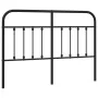 Schwarzes Metallkopfteil 150 cm von vidaXL, Kopf- und Fußteile - Ref: Foro24-352612, Preis: 52,07 €, Rabatt: %