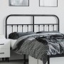 Schwarzes Metallkopfteil 150 cm von vidaXL, Kopf- und Fußteile - Ref: Foro24-352612, Preis: 53,12 €, Rabatt: %