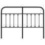Schwarzes Metallkopfteil 150 cm von vidaXL, Kopf- und Fußteile - Ref: Foro24-352612, Preis: 53,12 €, Rabatt: %