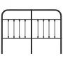 Schwarzes Metallkopfteil 150 cm von vidaXL, Kopf- und Fußteile - Ref: Foro24-352612, Preis: 52,07 €, Rabatt: %