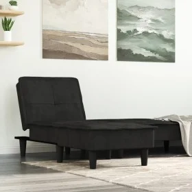 Diwansofa aus schwarzem Samt von vidaXL, Tagesbetten - Ref: Foro24-352847, Preis: 155,12 €, Rabatt: %