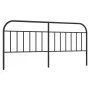 Kopfteil aus schwarzem Metall, 193 cm von vidaXL, Kopf- und Fußteile - Ref: Foro24-353672, Preis: 32,67 €, Rabatt: %