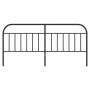Kopfteil aus schwarzem Metall, 193 cm von vidaXL, Kopf- und Fußteile - Ref: Foro24-353672, Preis: 32,67 €, Rabatt: %