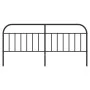Kopfteil aus schwarzem Metall, 193 cm von vidaXL, Kopf- und Fußteile - Ref: Foro24-353672, Preis: 32,67 €, Rabatt: %
