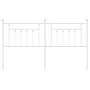 Kopfteil aus weißem Metall, 160 cm von vidaXL, Kopf- und Fußteile - Ref: Foro24-353621, Preis: 50,71 €, Rabatt: %