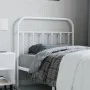 Cabecero de metal blanco 100 cm de vidaXL, Cabeceros y pies de cama - Ref: Foro24-352656, Precio: 30,59 €, Descuento: %