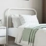 Cabecero de metal blanco 100 cm de vidaXL, Cabeceros y pies de cama - Ref: Foro24-352656, Precio: 30,59 €, Descuento: %