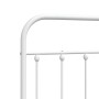 Kopfteil aus weißem Metall, 100 cm von vidaXL, Kopf- und Fußteile - Ref: Foro24-352656, Preis: 31,10 €, Rabatt: %