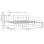 Estructura de cama cabecero y estribo metal negro 193x203cm de vidaXL, Camas y somieres - Ref: Foro24-353659, Precio: 136,96 ...