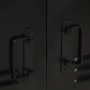Juego de muebles de baño 2 pcs Madera de mango maciza y rugosa