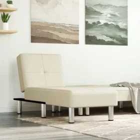 Cream Faux Leather Daybed by vidaXL, Daybeds - Ref: Foro24-352850, Price: 157,38 €, Discount: %