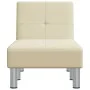 Cream Faux Leather Daybed by vidaXL, Daybeds - Ref: Foro24-352850, Price: 157,38 €, Discount: %