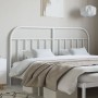 Cabecero de metal blanco 160 cm de vidaXL, Cabeceros y pies de cama - Ref: Foro24-353719, Precio: 37,93 €