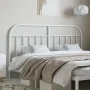Cabecero de metal blanco 160 cm de vidaXL, Cabeceros y pies de cama - Ref: Foro24-353719, Precio: 36,83 €, Descuento: %