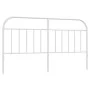 Kopfteil aus weißem Metall, 160 cm von vidaXL, Kopf- und Fußteile - Ref: Foro24-353719, Preis: 36,31 €, Rabatt: %
