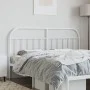 Kopfteil aus weißem Metall, 160 cm von vidaXL, Kopf- und Fußteile - Ref: Foro24-353719, Preis: 36,31 €, Rabatt: %