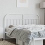 Kopfteil aus weißem Metall, 160 cm von vidaXL, Kopf- und Fußteile - Ref: Foro24-353719, Preis: 36,83 €, Rabatt: %