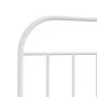 Kopfteil aus weißem Metall, 160 cm von vidaXL, Kopf- und Fußteile - Ref: Foro24-353719, Preis: 36,31 €, Rabatt: %